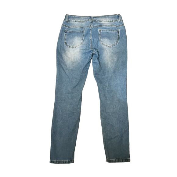 TALA Medium Wash Distressed Skinny Ankle Jeans Womens Size 4 - Picture 8 of 8
